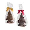 Homemade Chocolate Christmas Tree Packaged