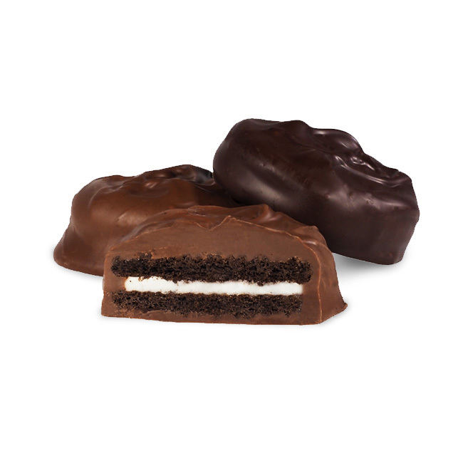 Chocolate crème filled sandwich cookies dipped in chocolate Gourmet Chocolate Covered Sandwich Cookies in Milwaukee